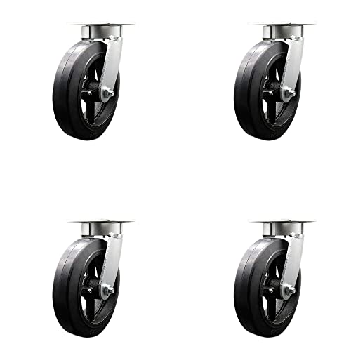 4 Swivel - Bolt On Swivel Locks - Black