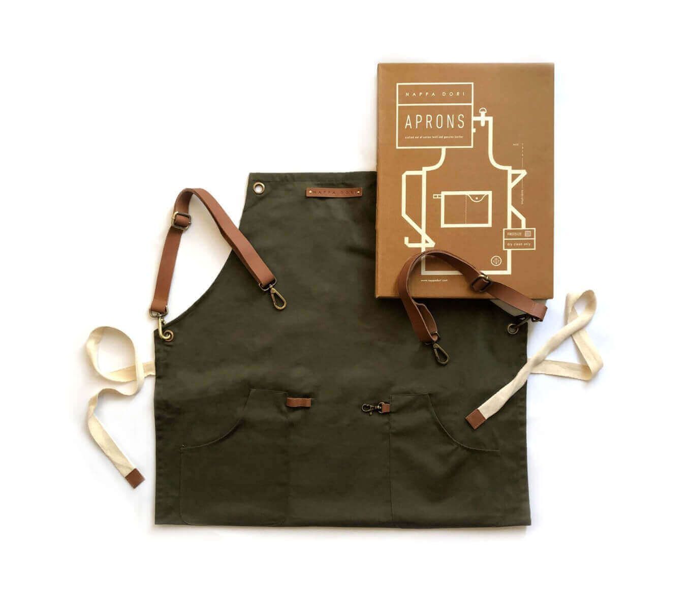 Premium Adjustable Cotton Apron for Cooking, Baking & Grilling - Unisex Kitchen Apron with Pockets - Perfect for Home Chefs, BBQ & Outdoor Cooking