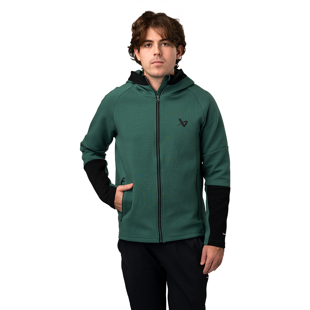 Bauer FLC Colorblock Full-Zip Senior Hockey Jacket - Lightweight & Durable for Ice Hockey Training & Games