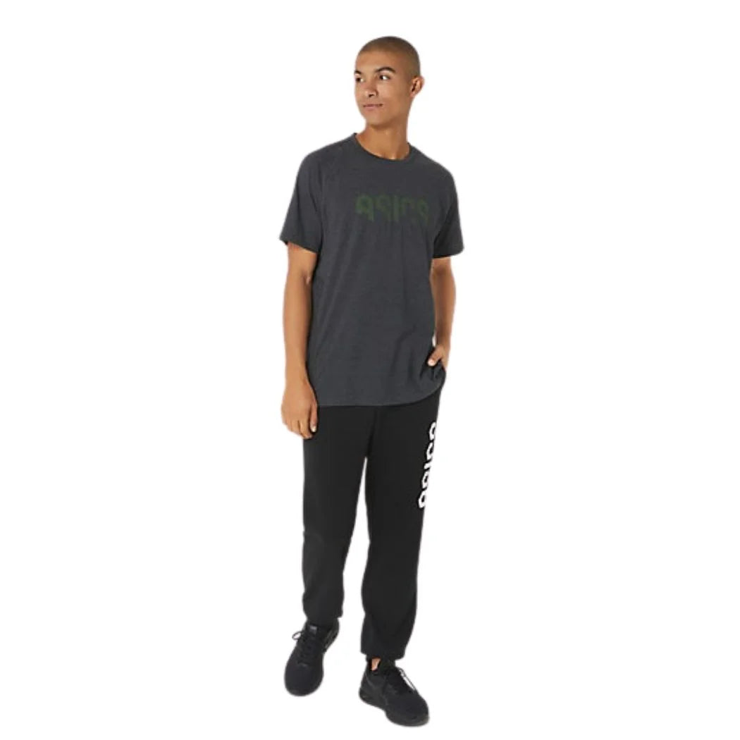 ASICS Hex Graphic Cotton Blend Men's T-Shirt - Breathable Casual Tee for Gym, Running & Everyday Wear