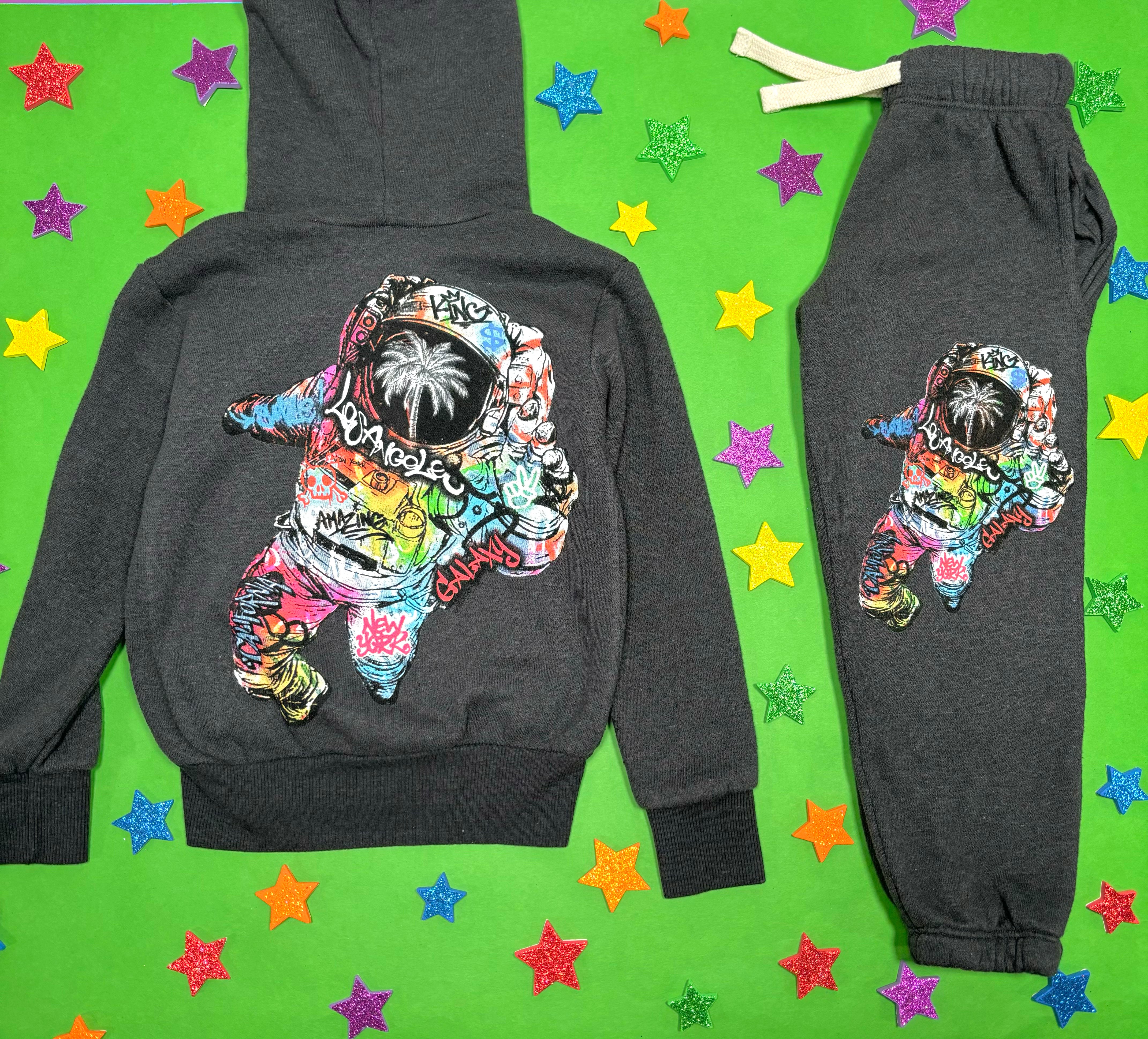 Premium Astronaut-Themed Sweatpants for Men & Women - Comfortable Lounge Pants for Home, Gym & Casual Wear