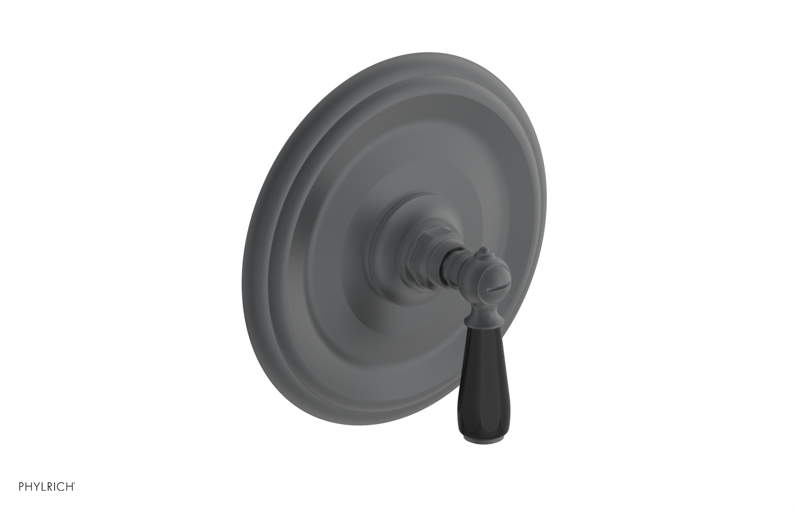 Jamestown Thermostatic Shower Trim Kit - Modern Lever Handle with Black Accents (Model 4-735) for Bathroom Renovation & Spa-Like Shower Experience