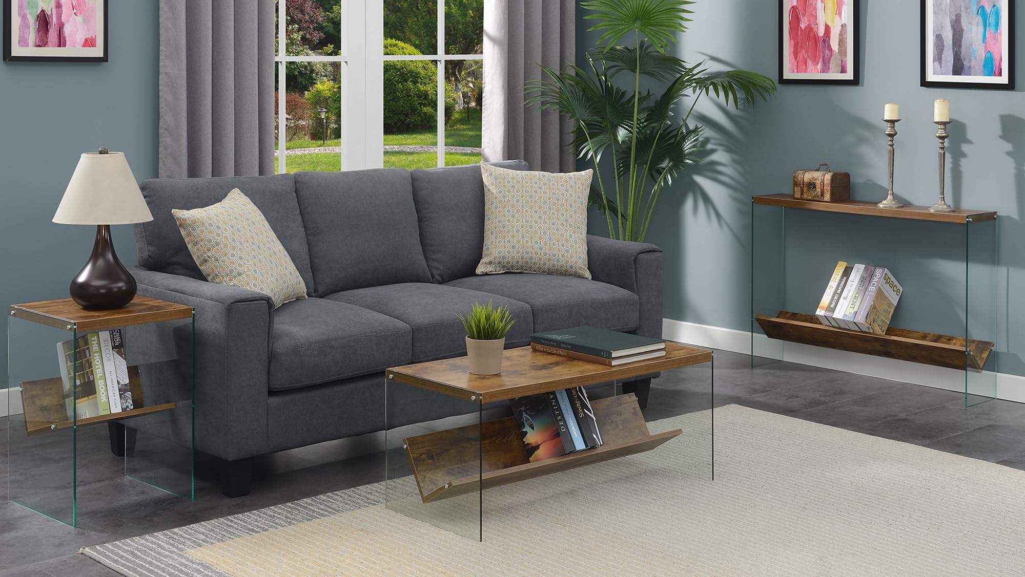 Modern Storage Shelf & Coffee Table - 40
