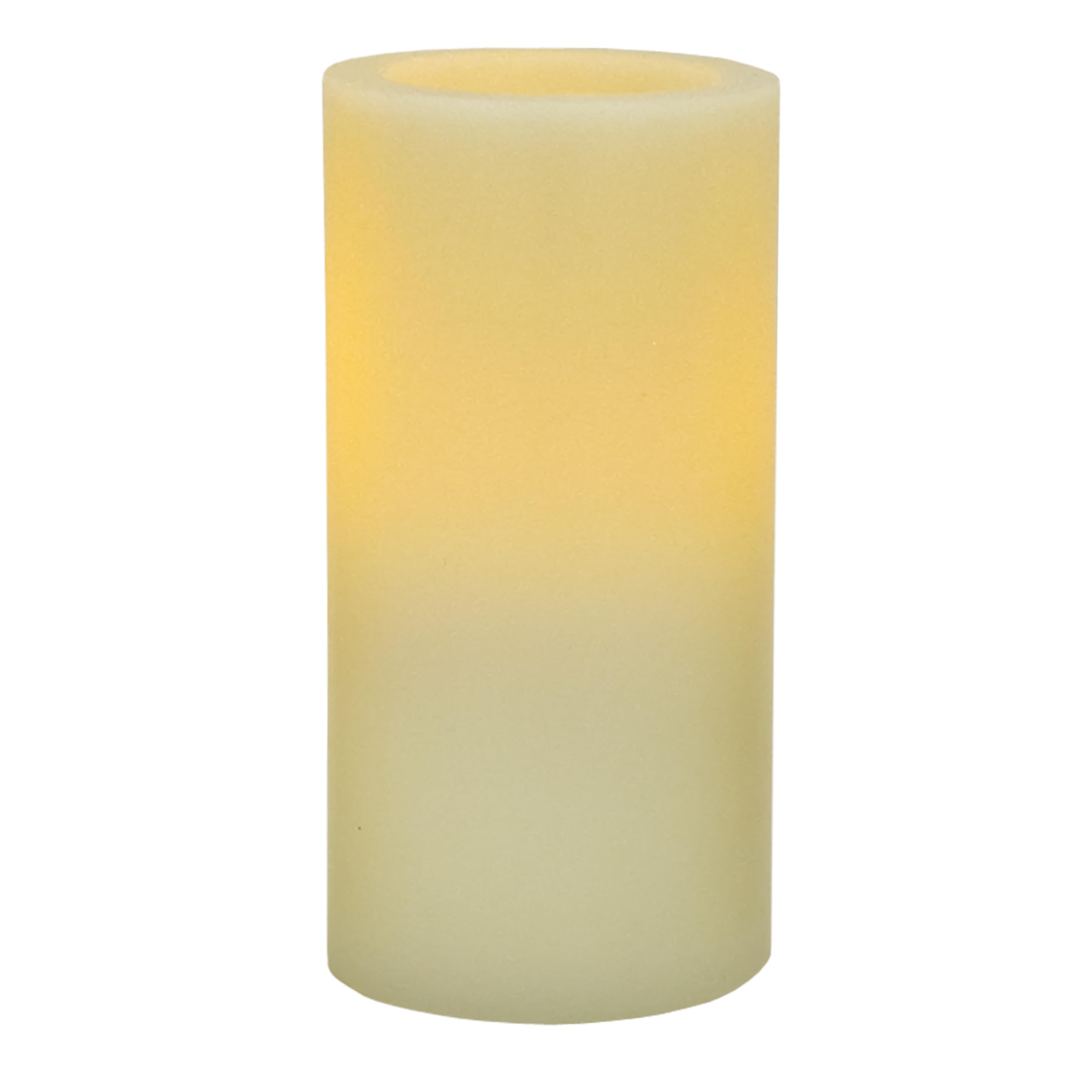 Real Wax Flameless LED Pillar Candles - Ivory Battery Operated Candles with 4/8 Hour Timer & Flickering Flame Effect (3x6 Inch) - Perfect for Home Decor, Weddings, Romantic Dinners and Holiday Centerpieces