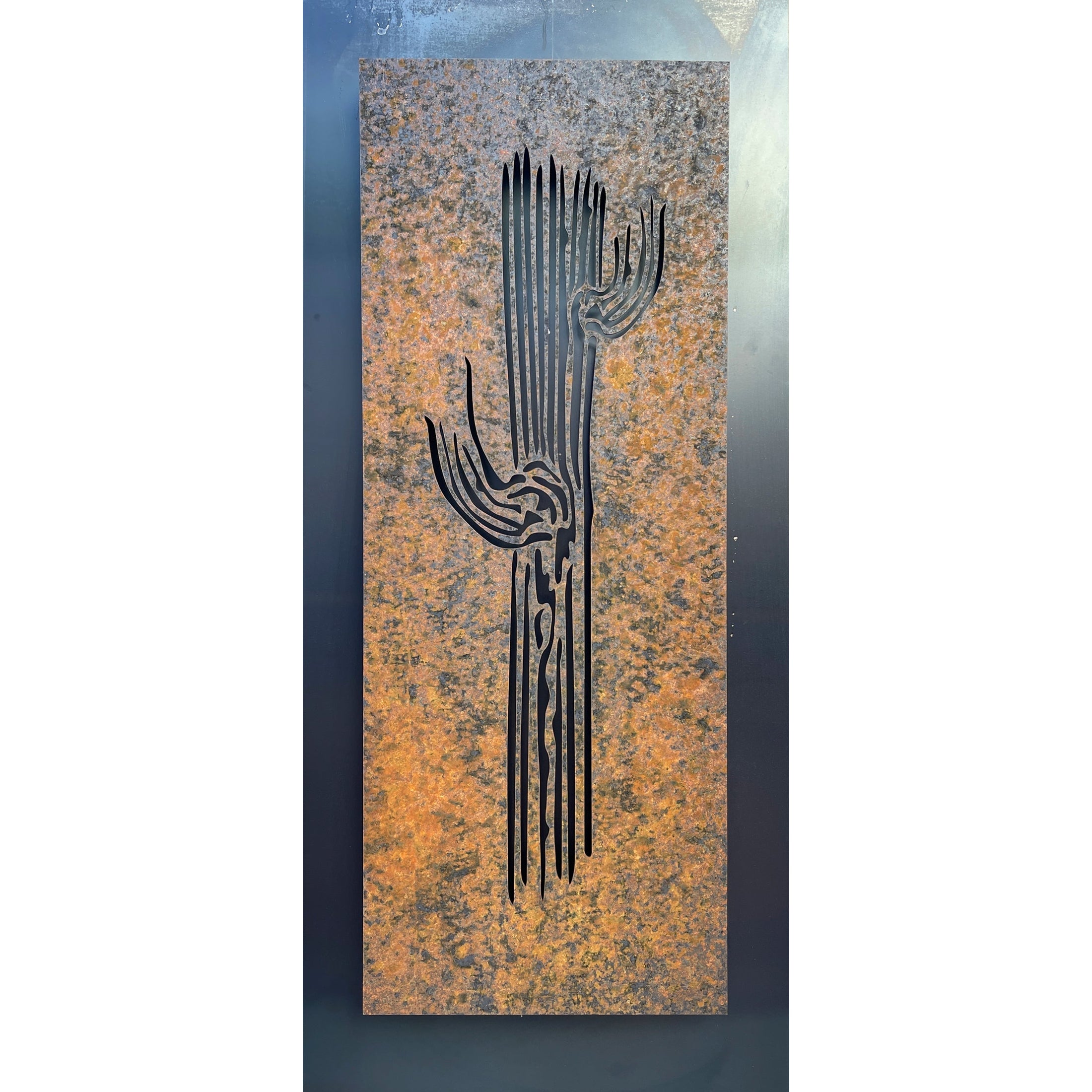 Saguaro Botanical Panel - Premium Cactus Wall Art for Home & Office Decor - Perfect for Living Rooms, Bedrooms, and Desert-Themed Spaces