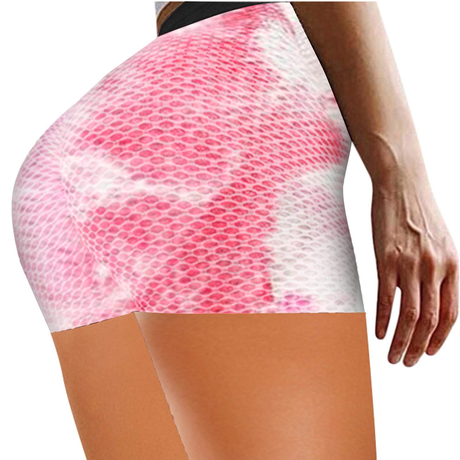 Women's High Waist Yoga Shorts - Breathable Sports Running Shorts with Lifting Print for Fitness & Workouts - Perfect for Yoga, Gym, and Active Lifestyles