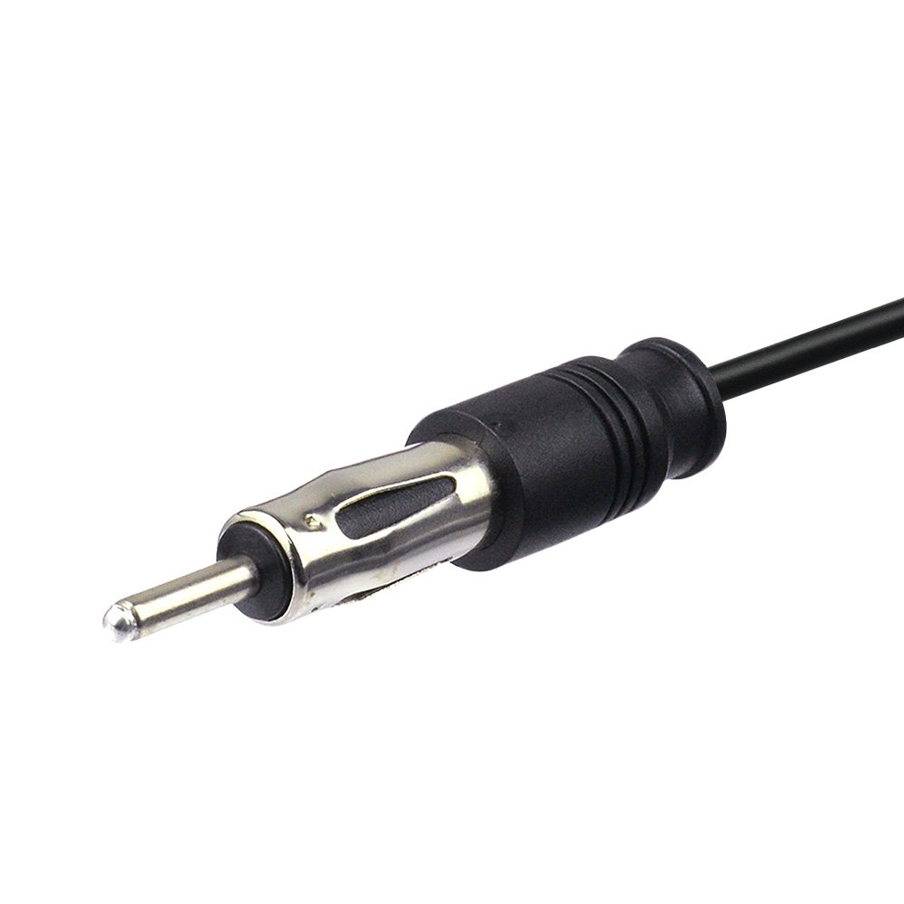 Bingfu Car Antenna Adapter - FM/AM Radio Antenna Converter Cable (Fakra Z Male to DIN Plug, 30cm/1ft) for Car Stereo, HD Radio, CD Player & Media Receiver | Enhanced Audio Signal for BMW, Mercedes, VW & More