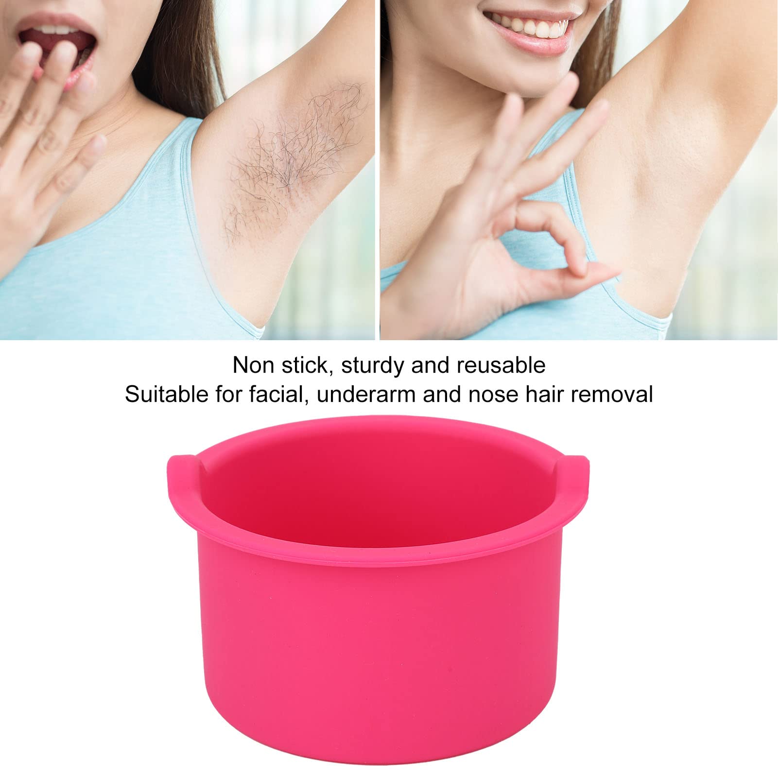 Silicone Wax Warmer Replacement Pot - Heat Resistant & Easy Clean Inner Bowl for Wax Heating Machine - Reusable & Removable Waxing Bowl Accessory - Perfect for Home Spa, Salon, and DIY Hair Removal