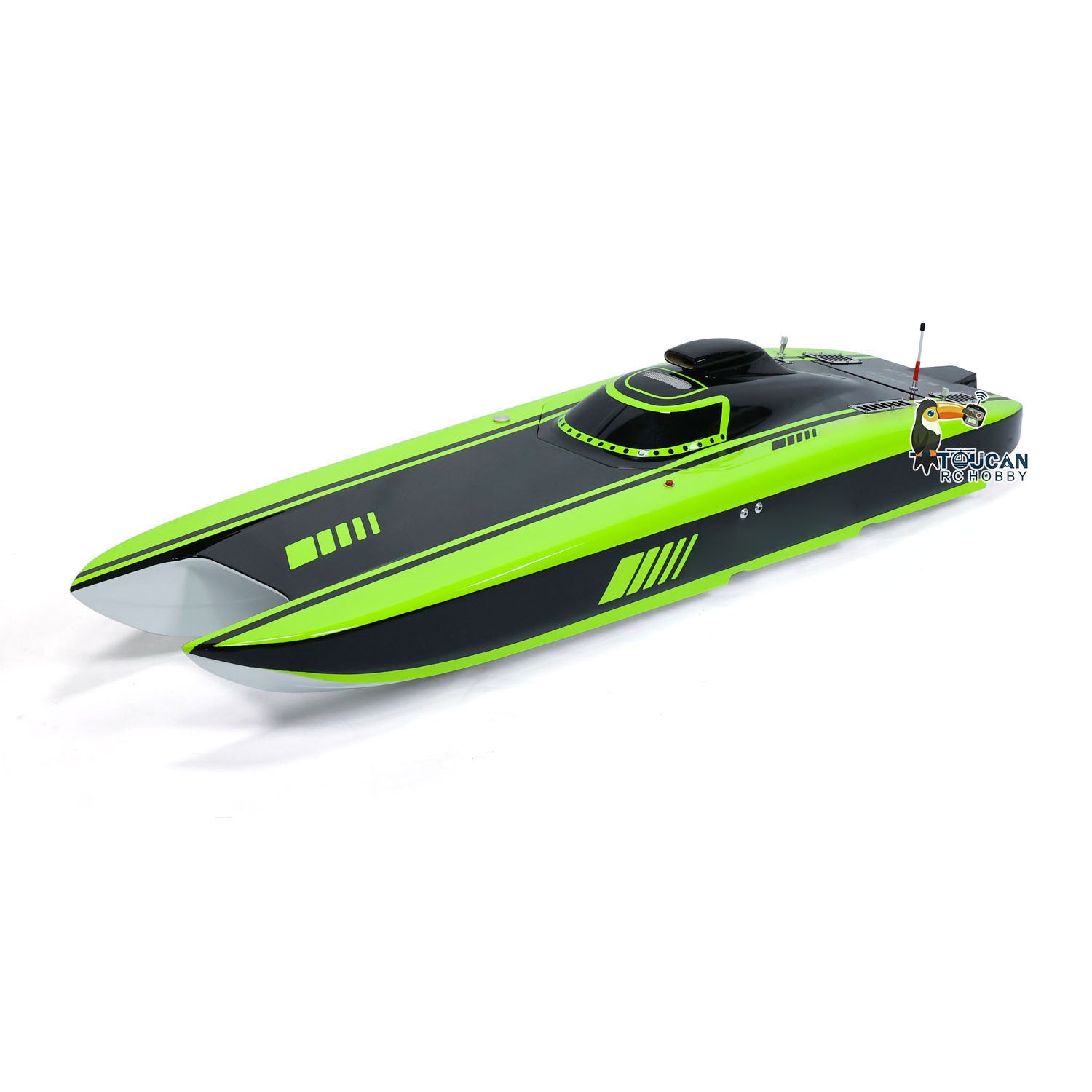 G30E 30CC Gas-Powered RC Racing Boat Kit - Pre-Painted Kevlar Hull DIY Model for Adults (1300x360x220mm) - Perfect for Advanced Players & Hobbyists - Great Gift for RC Enthusiasts - Ideal for Lake Racing, Pond Competitions & High-Speed Water Sports