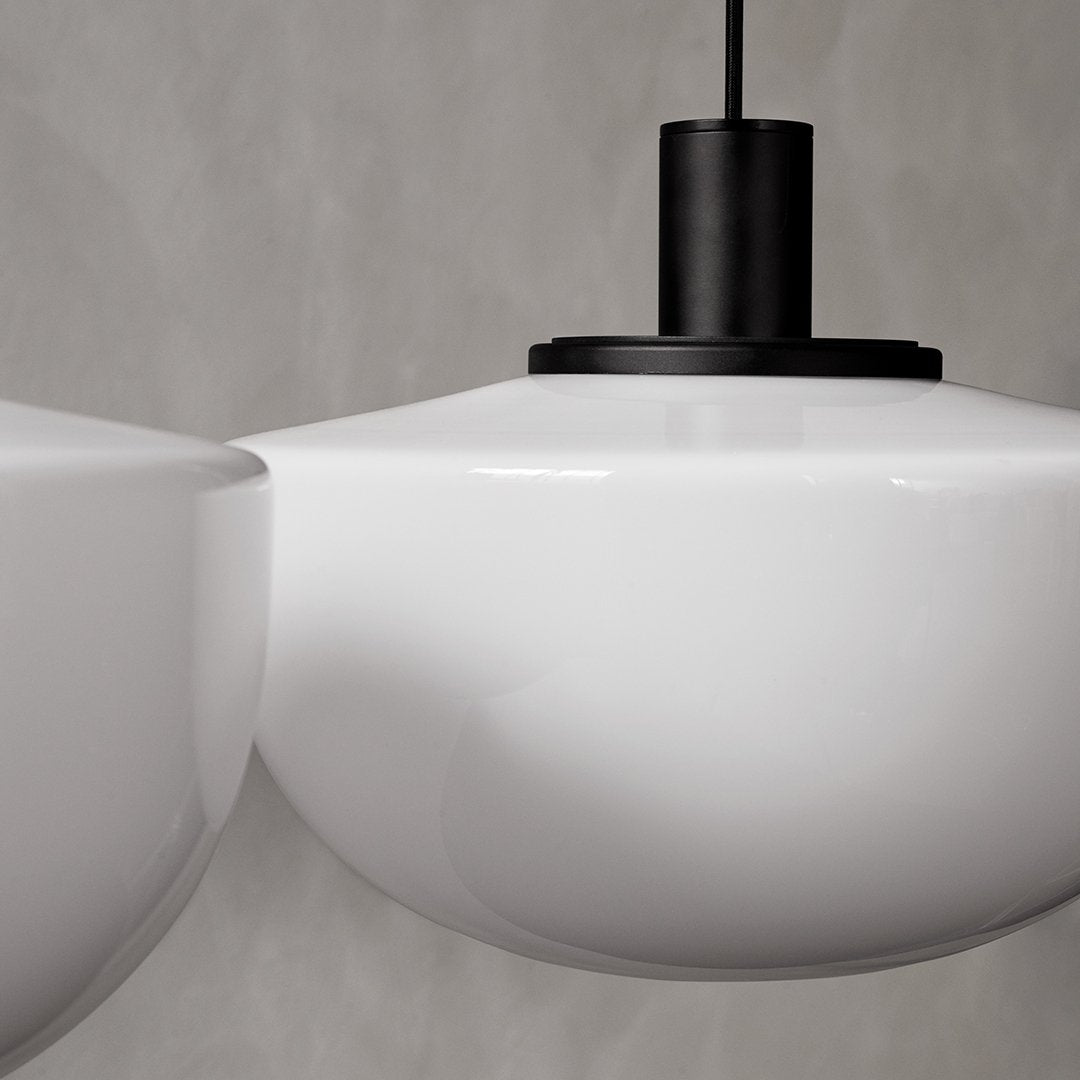 Norm Architects Bank Pendant Light - Modern Scandinavian Minimalist Ceiling Lamp for Dining Room, Kitchen, Living Room & Bedroom