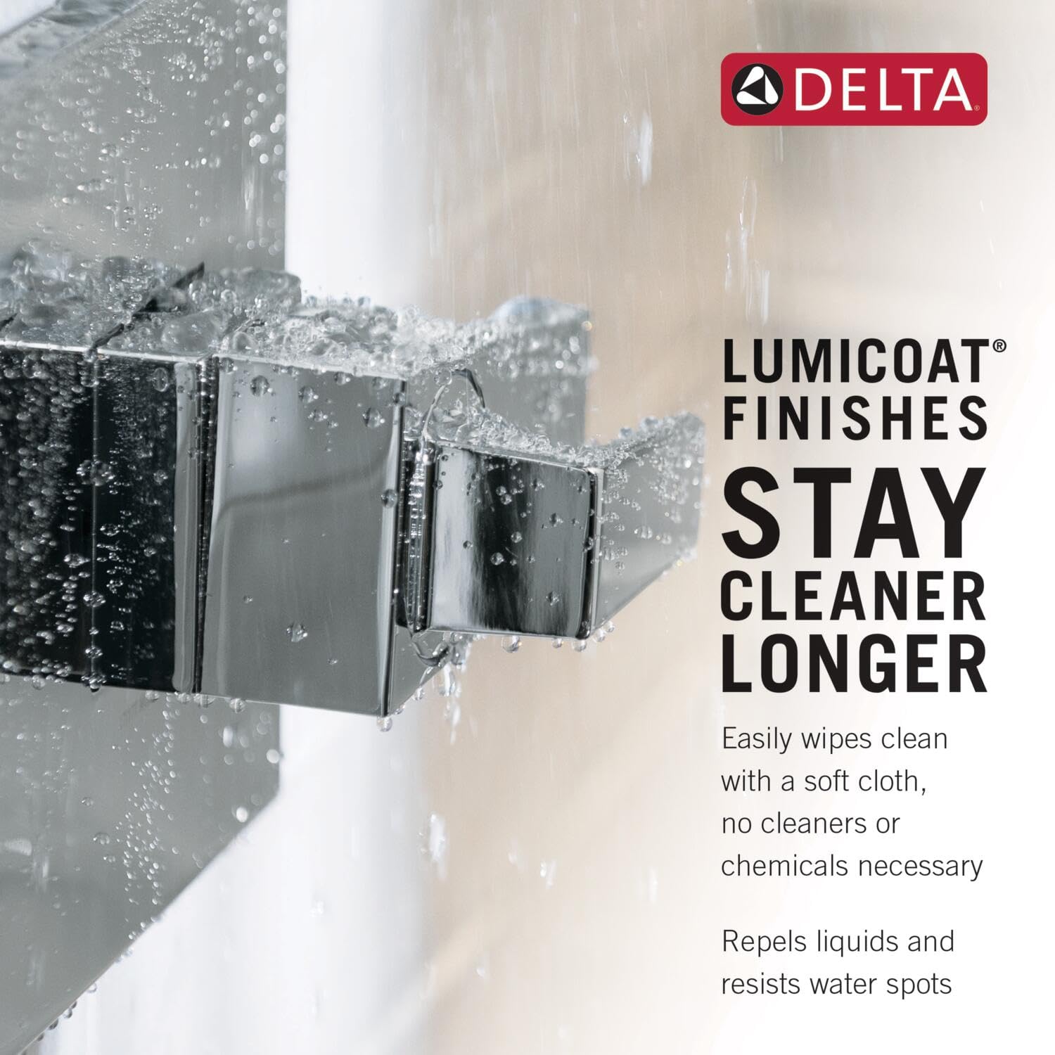 Delta 50560 Wall Mount Hand Shower Elbow - Lumicoat Champagne Bronze Finish for Bathroom Shower Installation | Perfect for Bathroom Renovation and Spa-Like Shower Experience