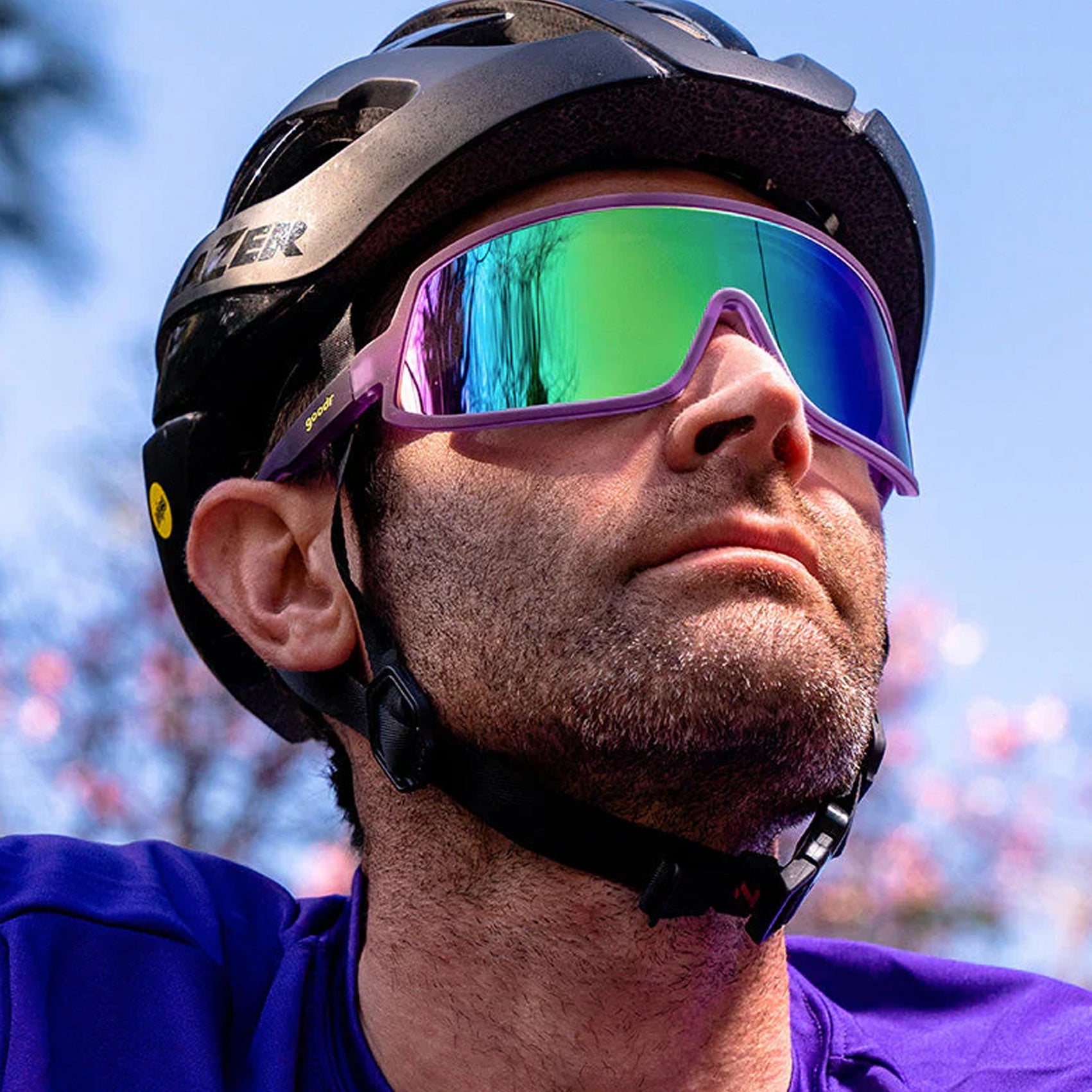 Goodr Wrap G Sunglasses for Men & Women - Polarized UV Protection for Running, Cycling & Outdoor Sports