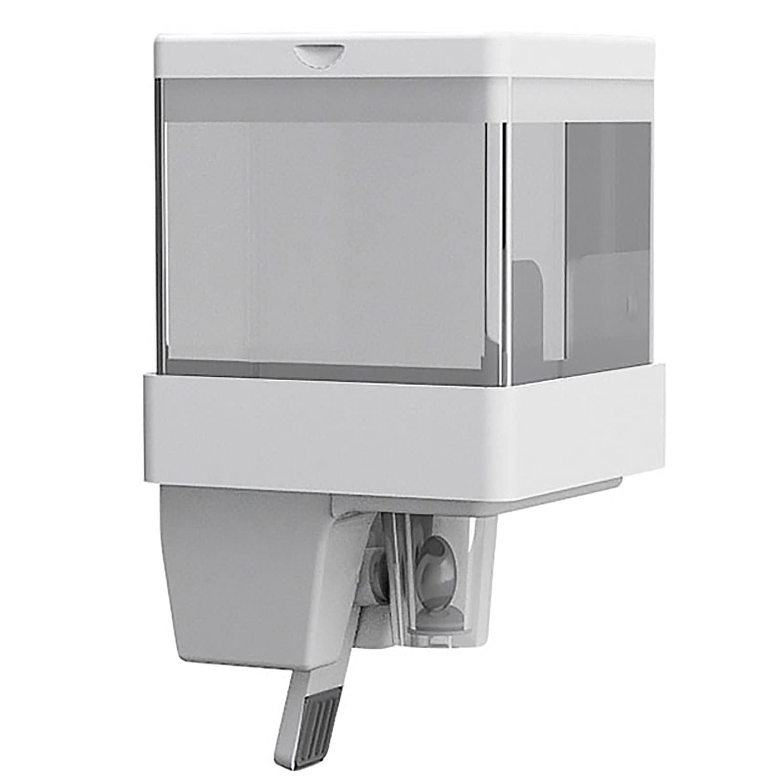 Wall-Mounted Automatic Oil Dispenser with Magnetic Switch - White Kitchen Storage Accessory for Easy Cooking and Seasoning