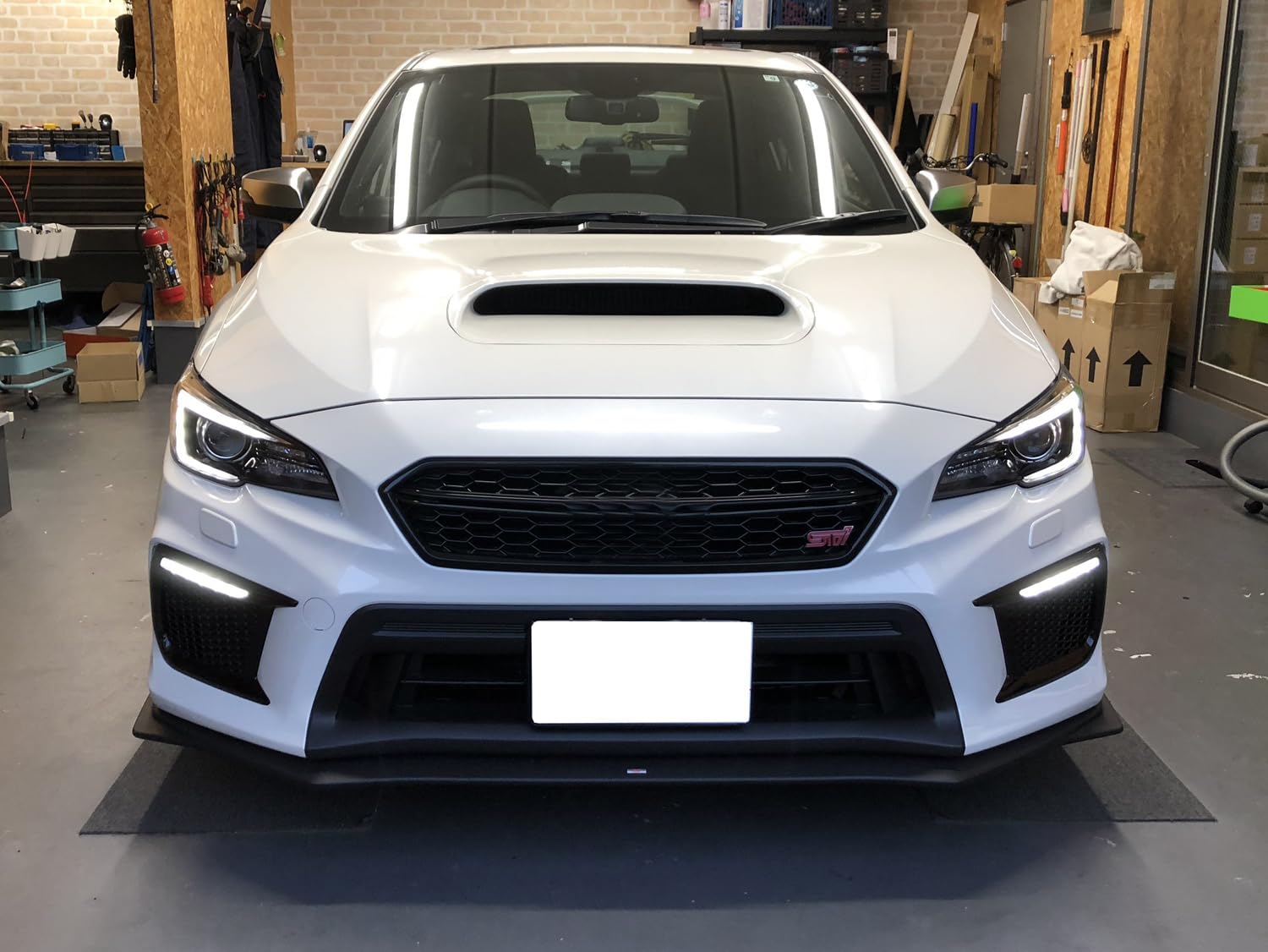 iJDMTOY White/Amber Dynamic Sequential LED Switchback Daytime Running Lights (DRL) - Non-Fog Version - Compatible with 2018-2021 Subaru WRX/WRX STI - Enhance Visibility & Style for Day & Night Driving
