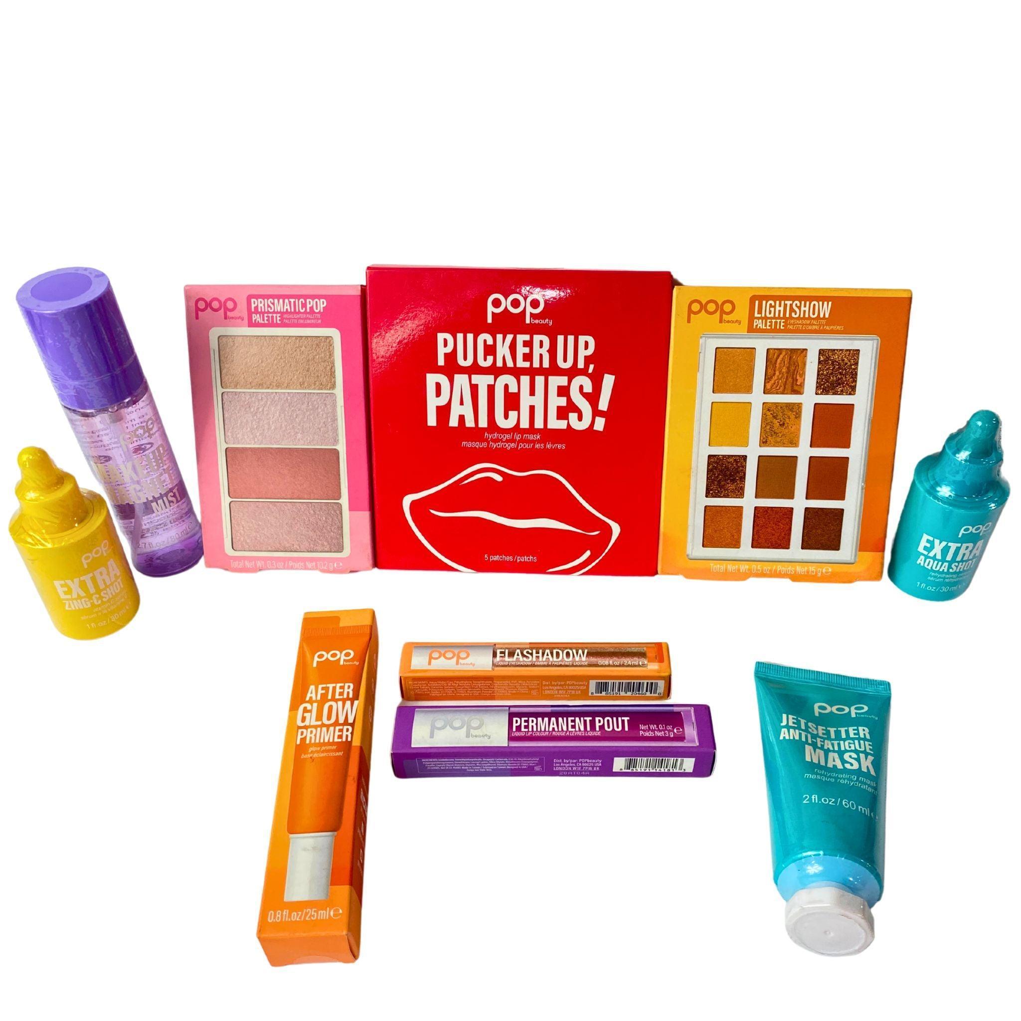 Pop Beauty Assorted Skincare & Makeup Gift Set - 30 Piece Variety Pack for Face & Eyes | Perfect for Travel, Gifts & Daily Beauty Routine