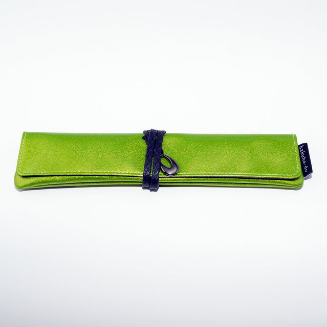 Po800Ag Single Portable Enameled Case - Apple Green [HC1398] | Compact & Durable Travel Storage for Jewelry, Cosmetics & Small Essentials