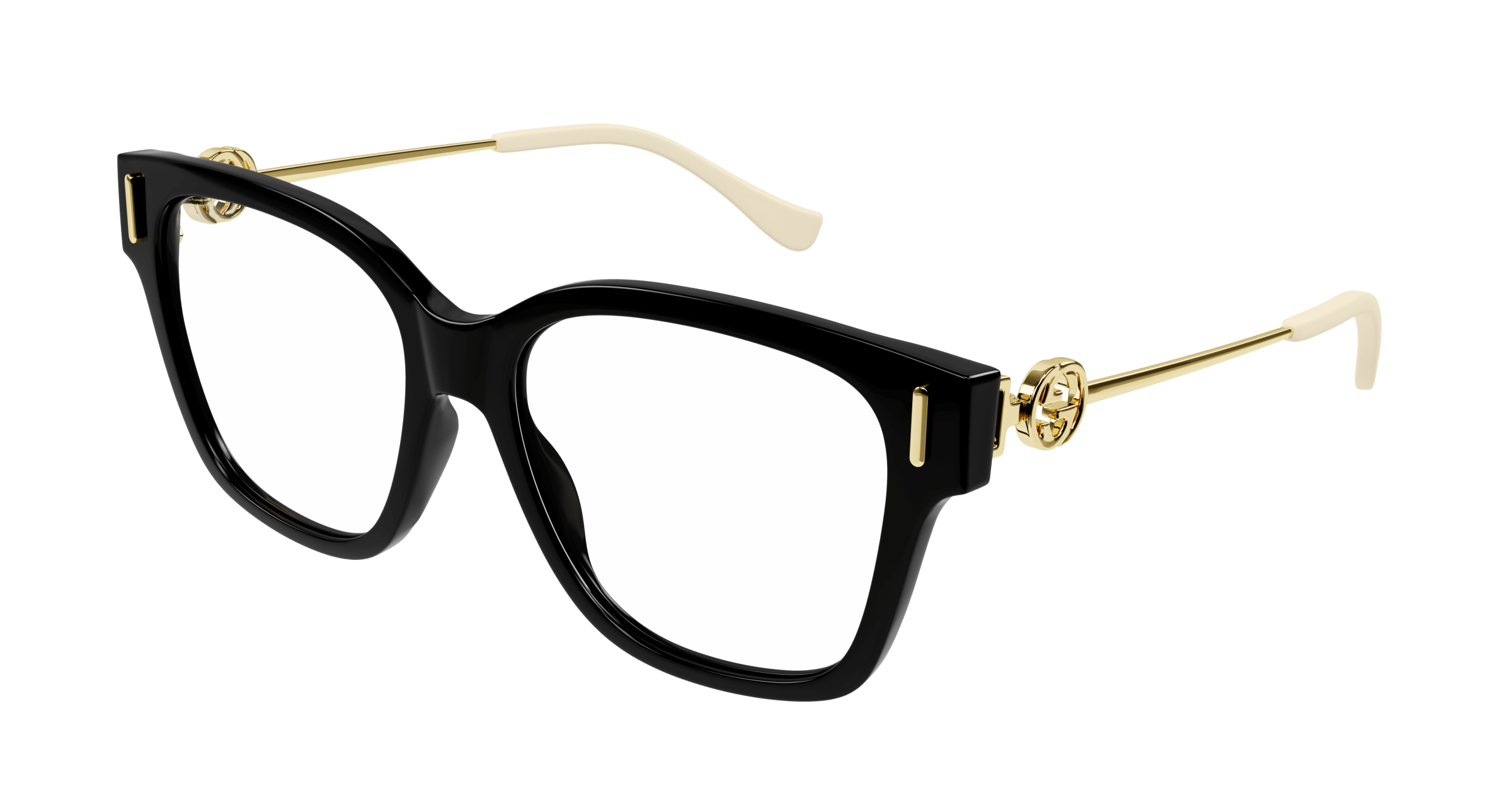 Gucci GG1204O Black Acetate Eyeglass Frames for Women & Men - Stylish & Lightweight Designer Glasses for Everyday Wear, Office, or Fashion Accessories