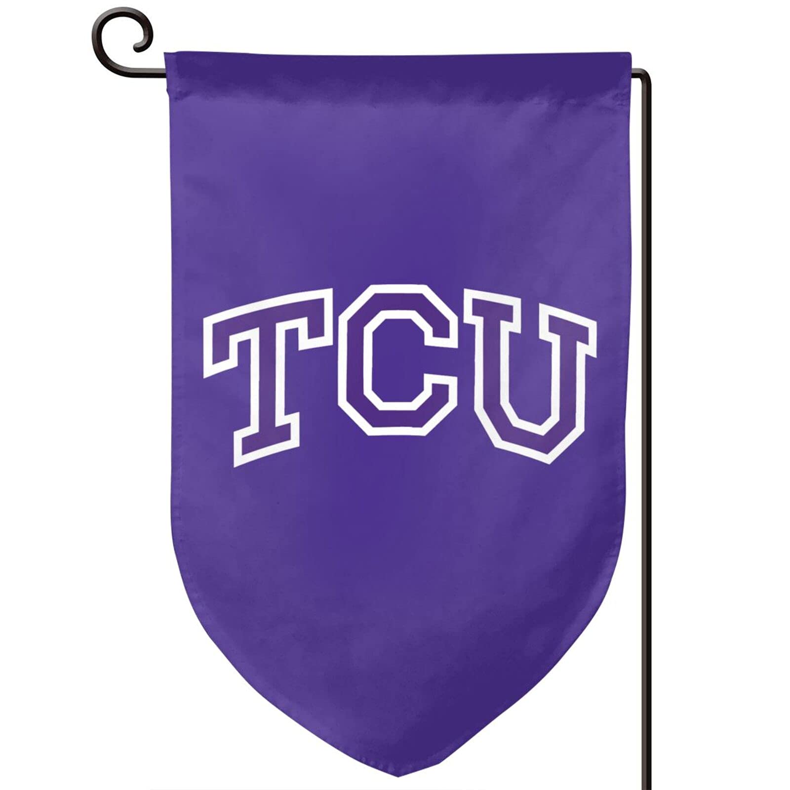 Texas Christian University TCU Garden Flag - Double Sided Outdoor Indoor Banner for Home, Yard, Porch Decor | Perfect for Game Day, Graduation & School Spirit