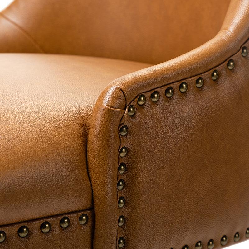 Juniper Vegan Leather Office Chair - Ergonomic Executive Desk Chair for Home & Office - Eco-Friendly PU Leather, Adjustable Height, Comfortable Seating for Long Hours