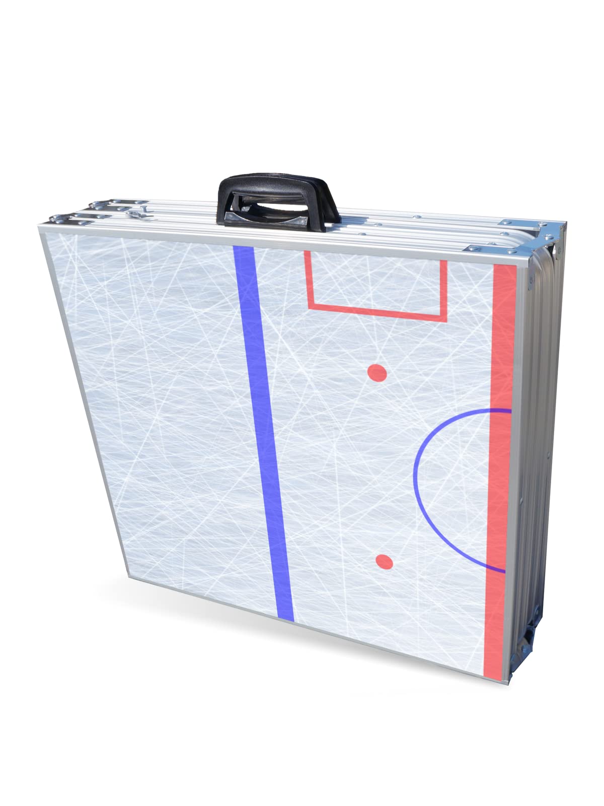 PARTYPONG 8-Foot Folding Beer Pong Table with Cup Holes - Hockey Rink Style Game Table for Parties, Tailgating & College Events | Portable & Durable Drinking Game Surface