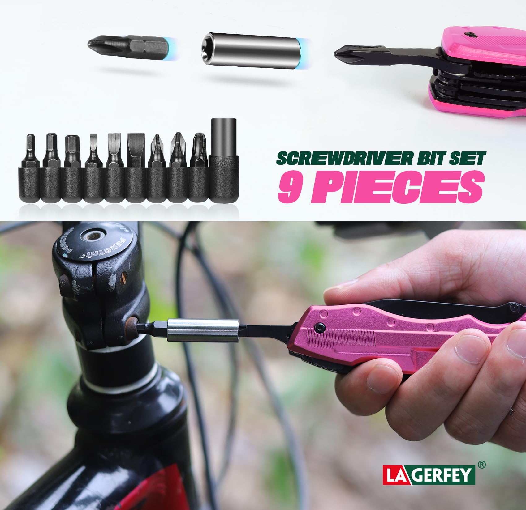 Multitool Knife for Women - Pink Compact Tool for Wife, Mom, Sister - Perfect Mother's Day, Birthday, Christmas Gift & Stocking Stuffer - Ideal for Camping, Hiking, and Everyday Carry