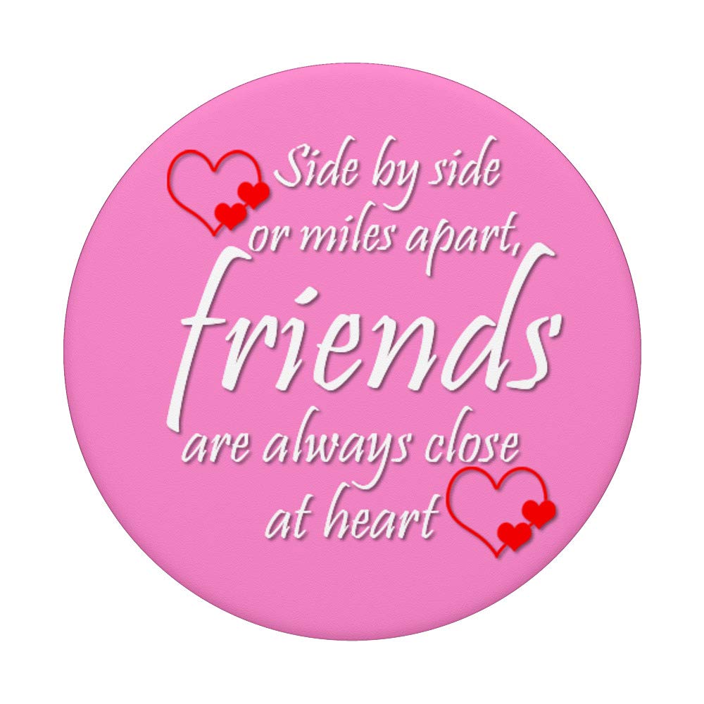 Best Friend & Mother's Day Gifts - Pink Swappable PopSocket PopGrip for Valentine's Day, Perfect for Phones, Tablets, and Laptops
