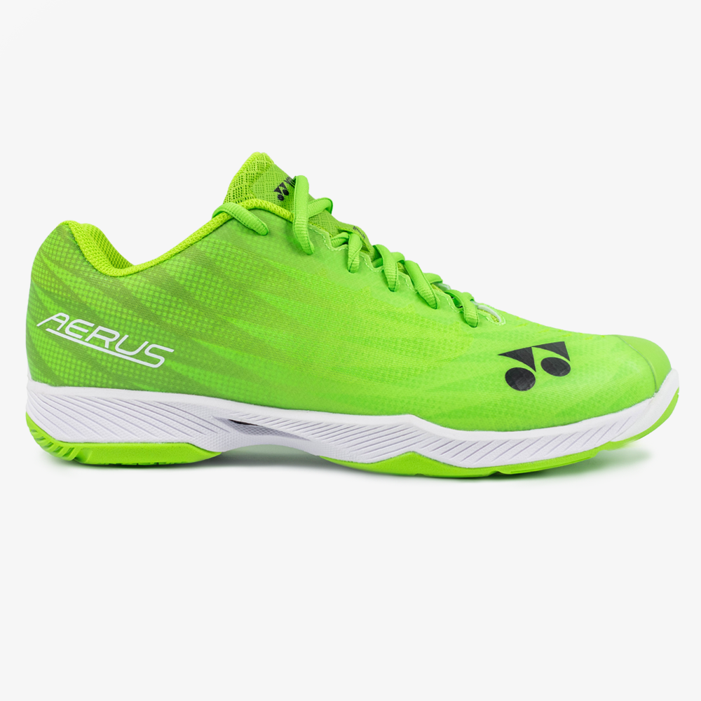 Yonex Power Cushion Aerus Z2 Wide Badminton Shoes for Men & Women - Lightweight Comfort & Shock Absorption - Flash Green - Perfect for Court Sports & Indoor Games