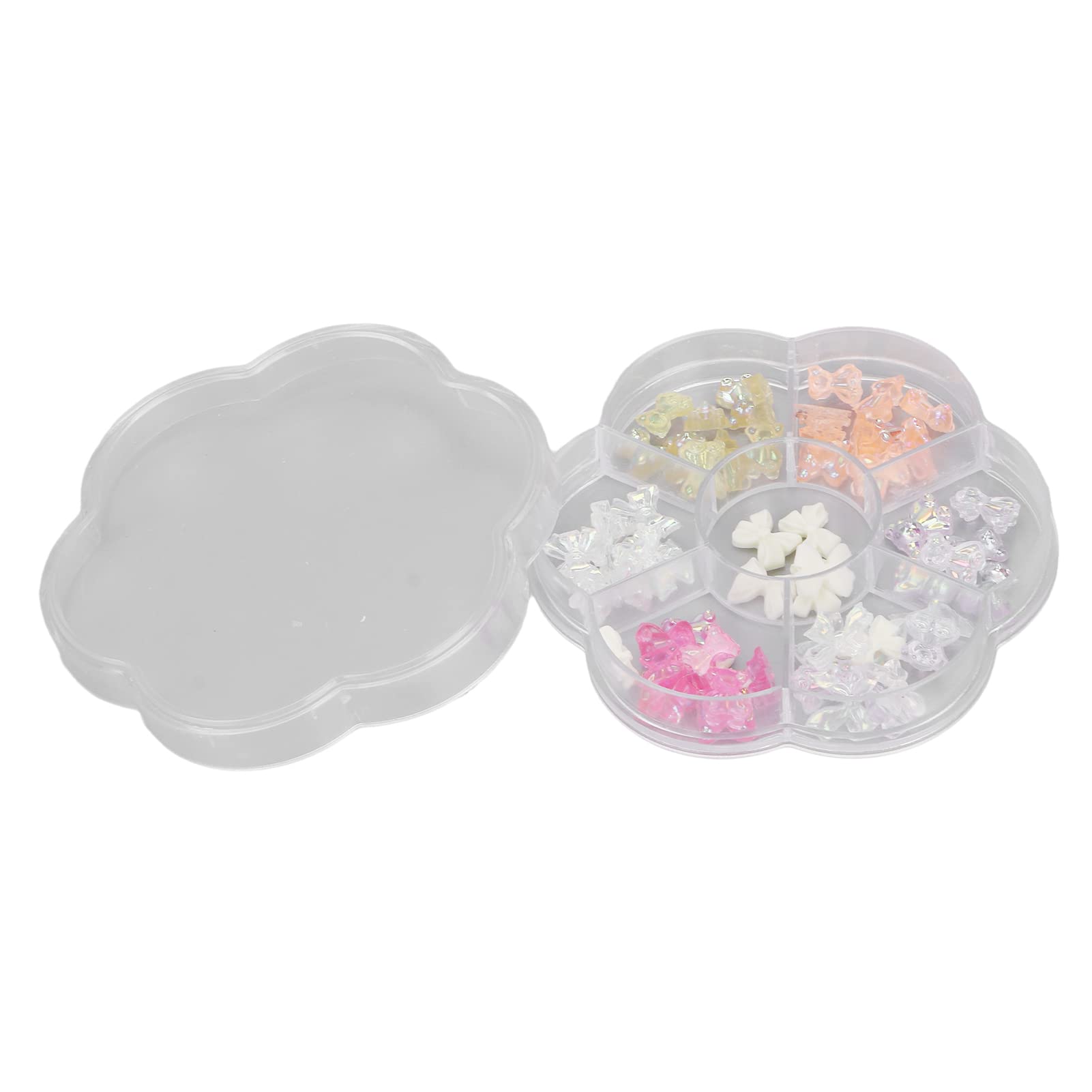 Elegant Nail Art Charms - 200pcs Resin Nail Decorations for DIY Manicure | Cute 3D Nail Accessories for Nail Salon & Home Use | Perfect for Parties, Weddings & Special Occasions