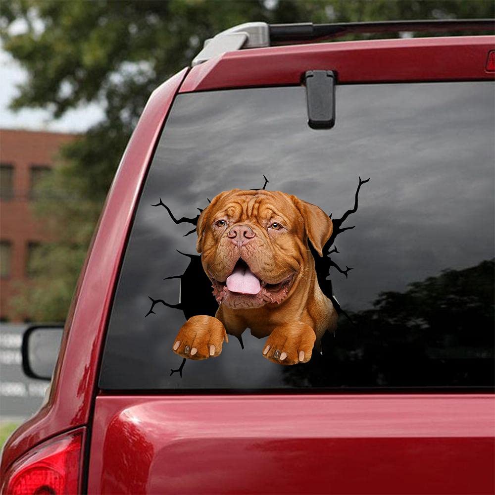 Dogue de Bordeaux Dog Car Decals Pack of 2 - 10