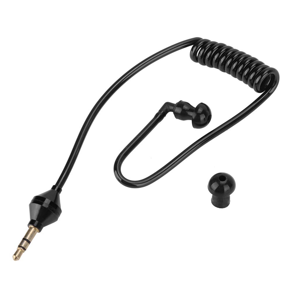 Single Earbud with 87dB Noise Canceling - 3.5mm Headset for iPhone/Android - Perfect for Calls & Music