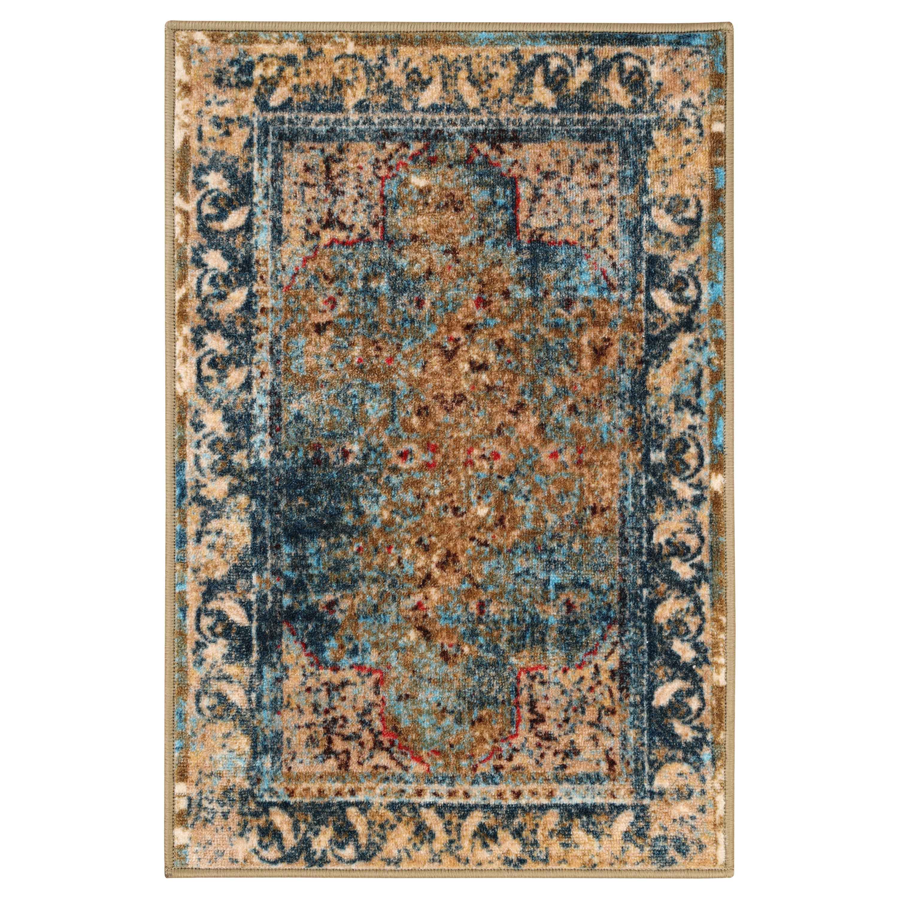 Angeles Traditional Washable Large Non-Slip Area Rug or Runner Rug - Perfect for Living Room, Bedroom, Hallway & High Traffic Areas