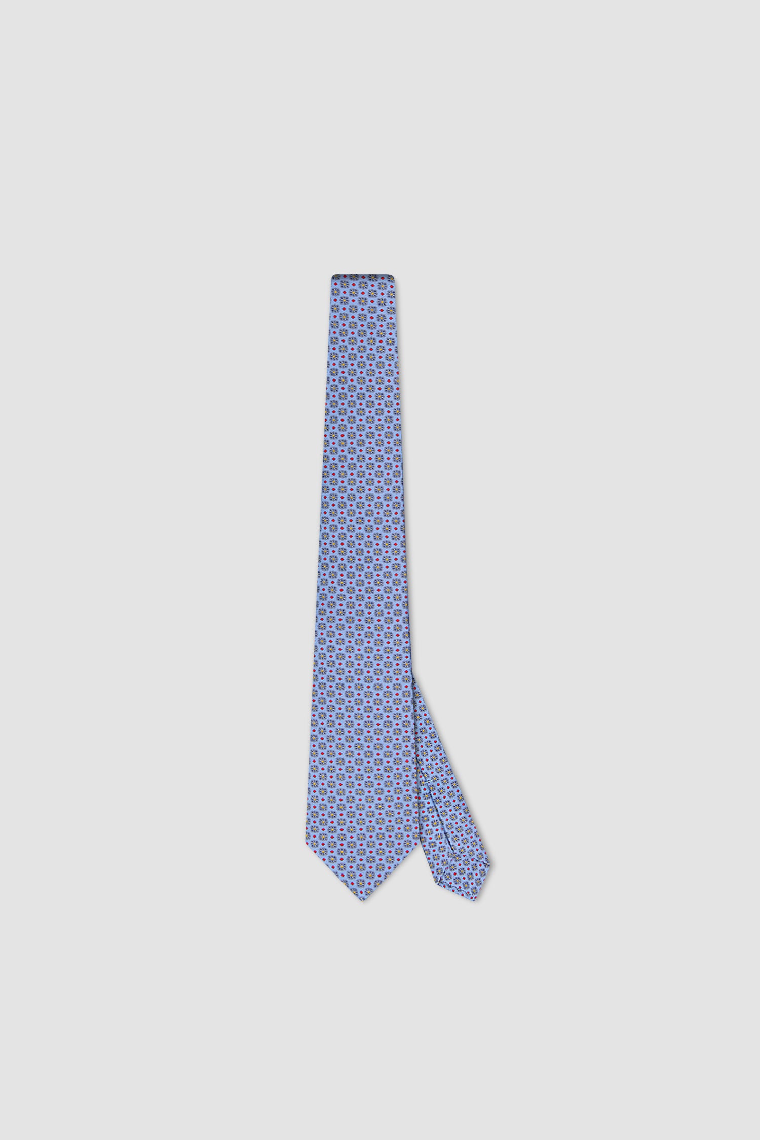 Kiton Light Blue Silk Tie for Men - Elegant Formal Necktie for Business, Weddings & Special Occasions
