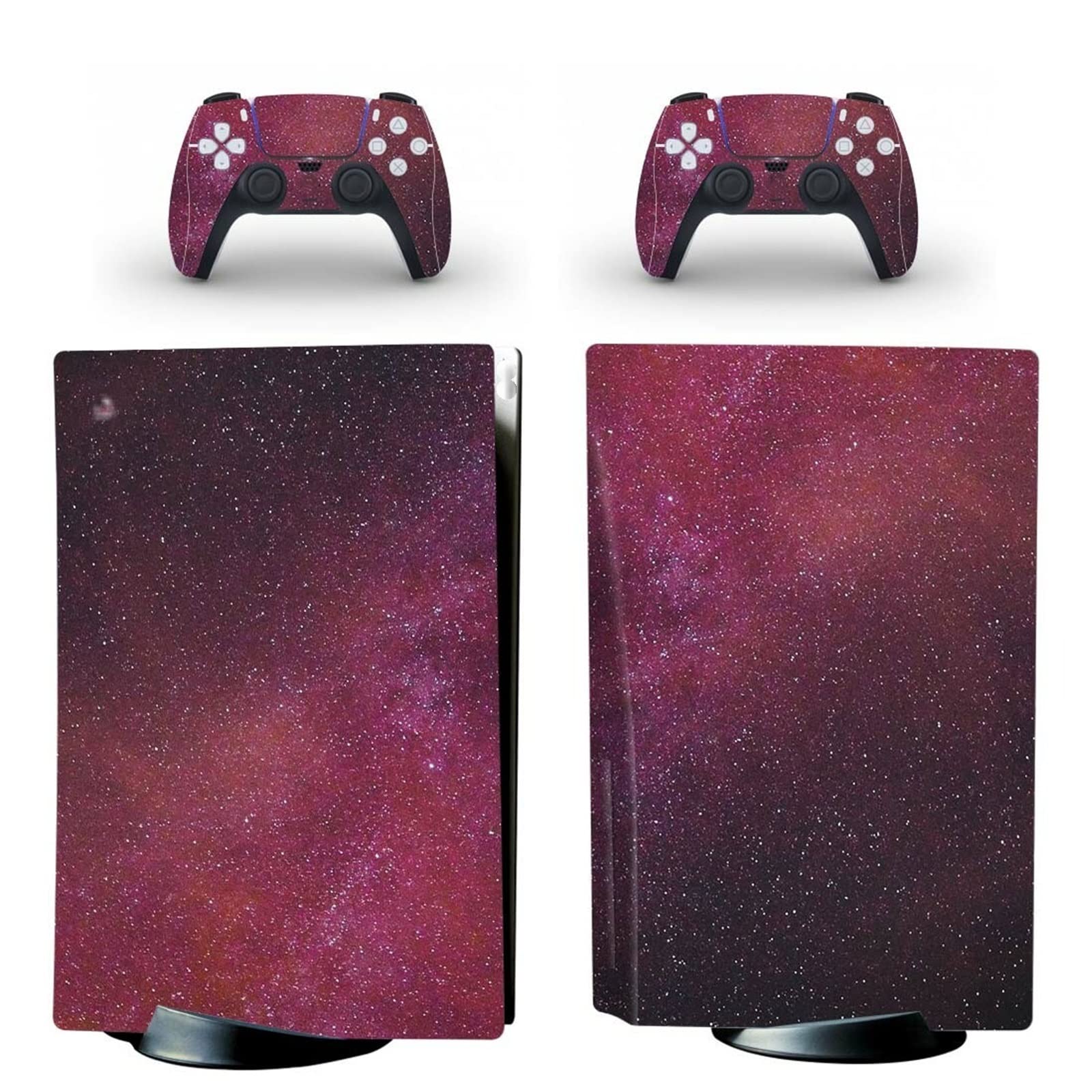 Anime Vinyl Skin Wrap for PS5 Disk Edition Console & 2 Controllers - Bubble-Free, Durable, Scratch-Resistant - Perfect for Gaming Setups & Anime-Themed Decor
