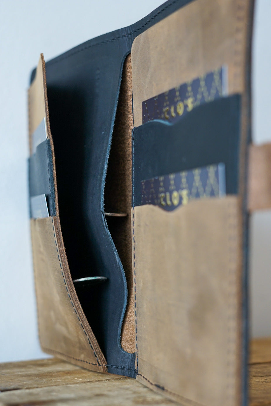 Family Passport Holder Wallet - Rebel Rust & Flat Black Travel Organizer for International Trips & Airport Security