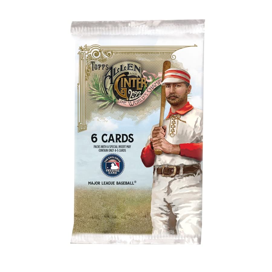 2022 Topps Allen & Ginter Baseball Factory Sealed 24-Pack Retail Box - 144 Trading Cards | MLB Collectibles, Sports Memorabilia | Perfect for Card Collectors, Fantasy Baseball Fans & Gift Giving