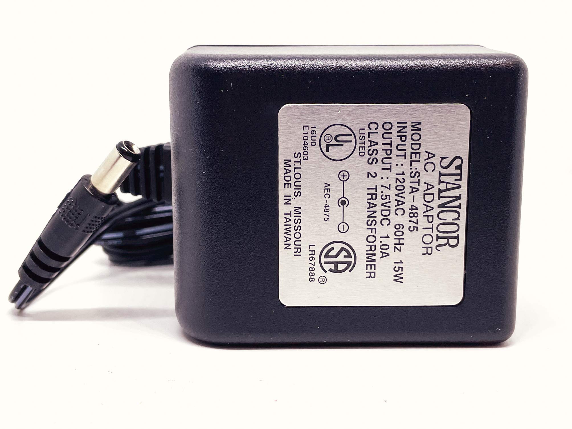 STANCOR Power Supply Wall Plug - High Efficiency AC/DC Adapter for Home & Office Electronics - Perfect for Laptops, Routers, and Small Appliances
