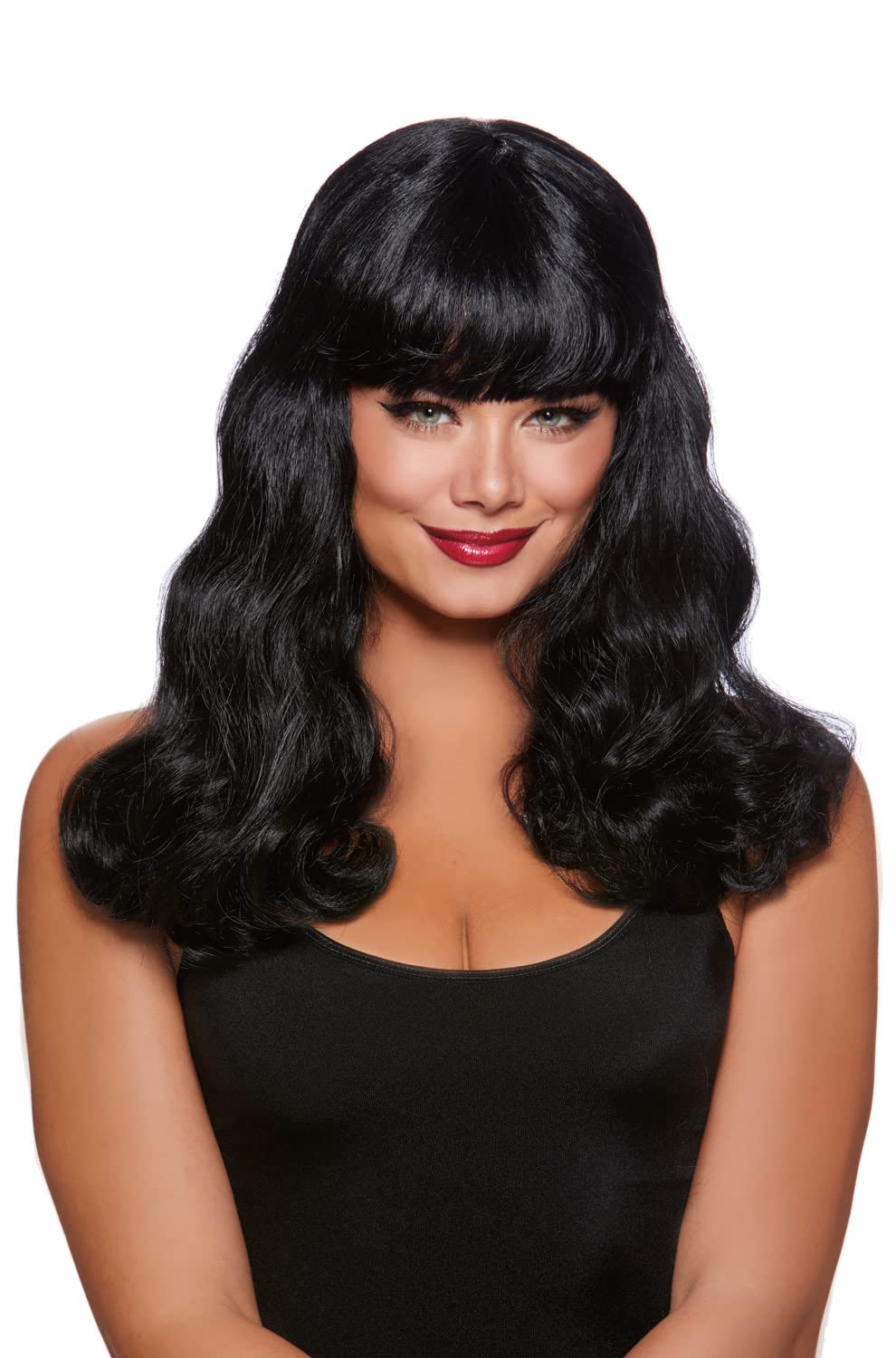 Dreamgirl Pin Up Wig - Vintage Retro Style Synthetic Hairpiece for Costume & Cosplay - Perfect for Halloween, Parties, and Themed Events
