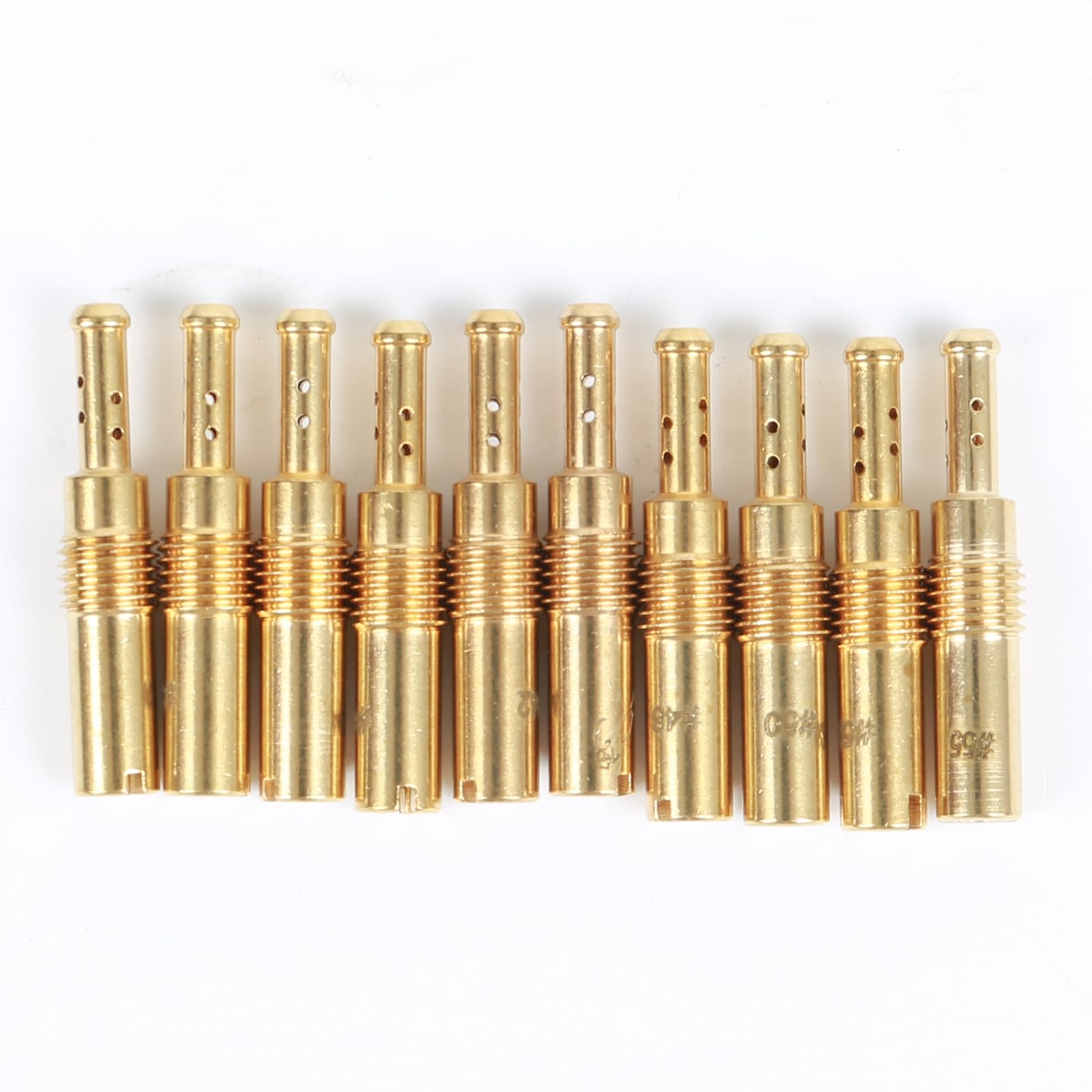 40Pcs Mikuni Carburetor Main Jets Kit - VM/TM/TMX Hex Style with Cleaning Tools for Motorcycle & ATV Maintenance