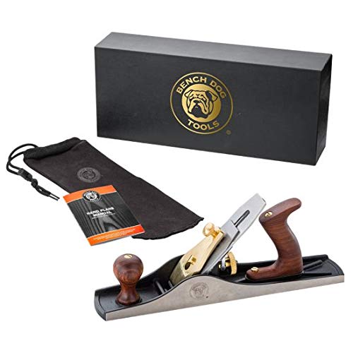 Bench Dog® No. 5 Jack Plane - Premium Woodworking Hand Tool for Smoothing & Shaping Wood - Perfect for Cabinet Making, Furniture Repair & DIY Wood Projects