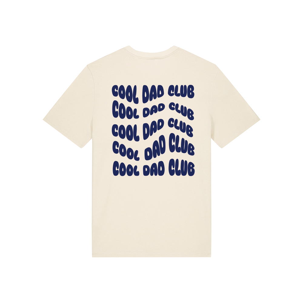 Cool Dad Club Graphic T-Shirt for Men - Funny Front & Back Print Casual Tee - Perfect for Father's Day, Birthday Gifts & Family Outings