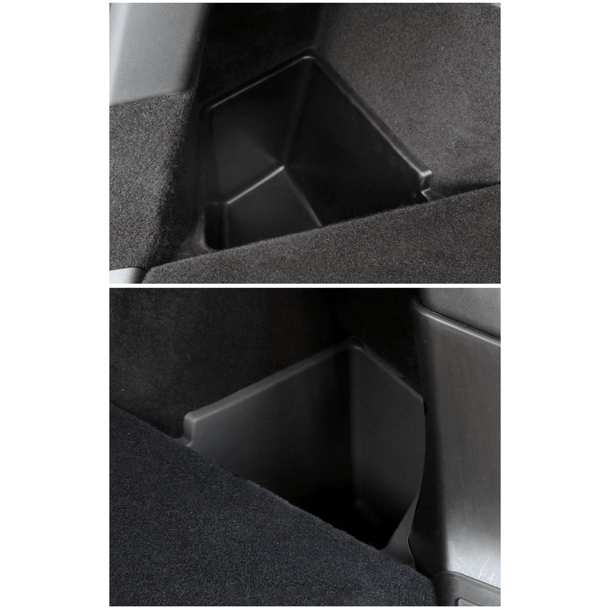 Tesla Model Y Rear Trunk Side Storage Bins - Organizer for 5 Seater SUV - Perfect for Road Trips, Groceries & Car Accessories Storage