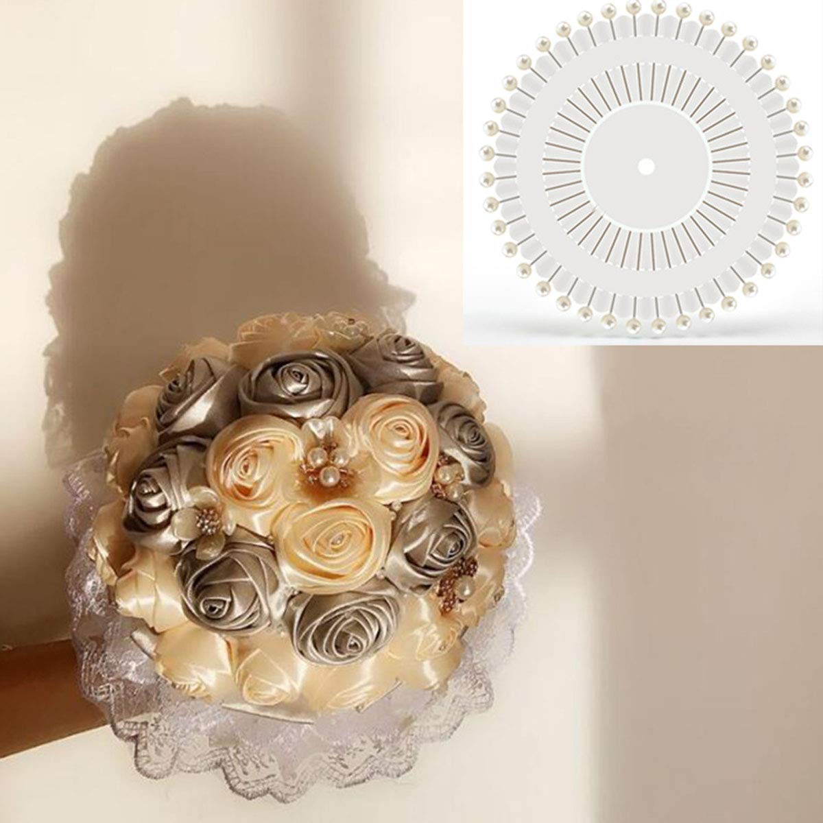 Round Pearl Head Sewing Pins 1.5 Inch - 480pcs for Fabric & Crafts