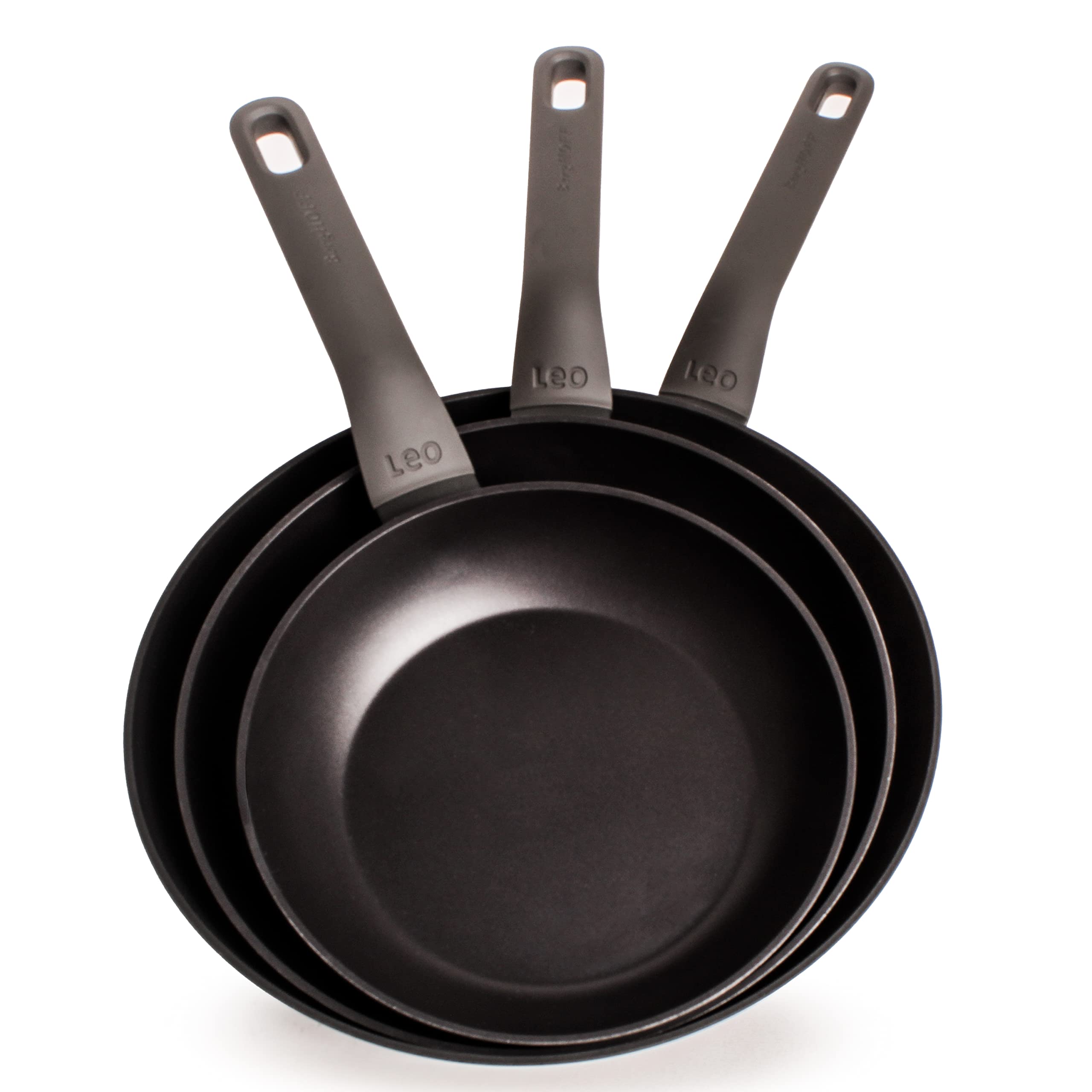 Berghoff LEO 3-Piece Non-Stick Frying Pan Set - 8