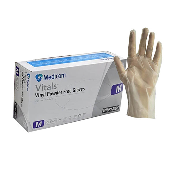 Premium Vinyl Disposable Gloves - Powder-Free, Clear & Latex-Free | Medical, Food Service & Household Cleaning Protection