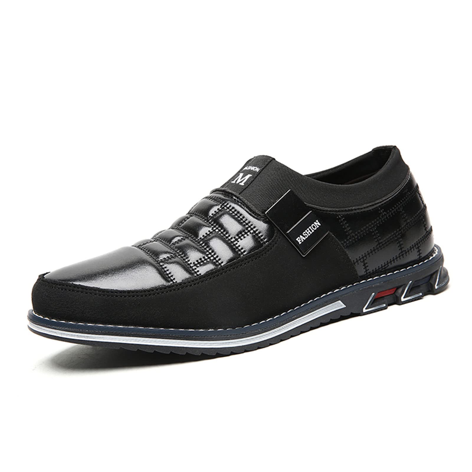 Meidiastra Men's Casual Leather Loafers - Fashionable Walking & Business Shoes for Men - Comfortable Flat Driving Shoes & Dress Sneakers - Perfect for Office, Travel & Daily Wear