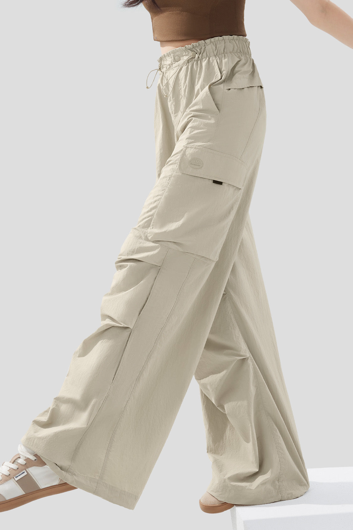Women's Quick Dry Parachute Pants UPF 50+ Sun Protection - Lightweight Hiking Travel Yoga Outdoor Adventure Pants
