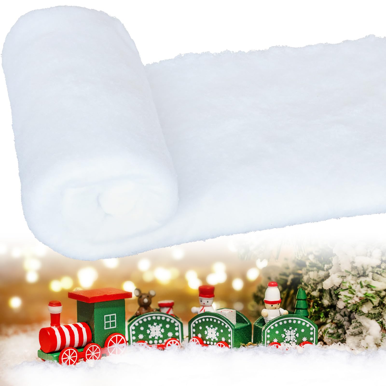 Premium Fake Snow Blankets for Christmas Village - 31.5