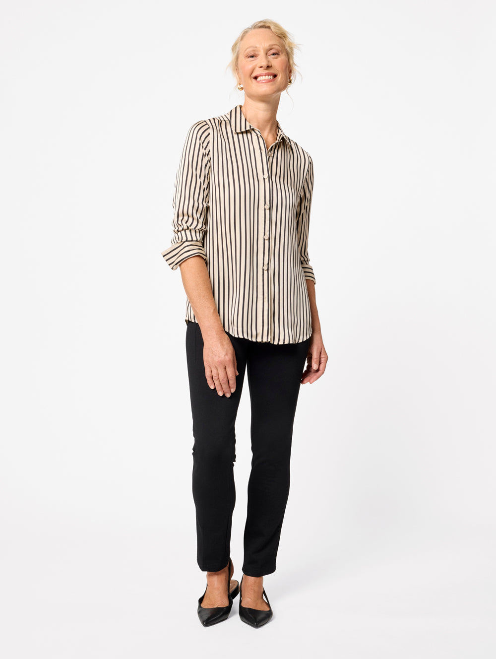 Irabella Women's Casual Shirt - Stylish & Comfortable Blouse for Everyday Wear | Perfect for Office, Outings & Casual Events