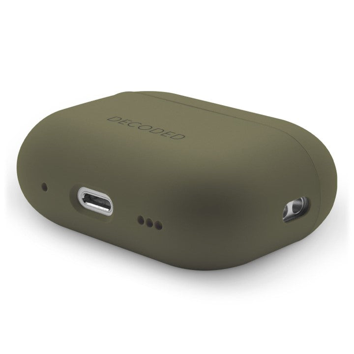 Premium Silicone Case for AirPods Pro 2nd Generation - Olive Green | Durable Protection & Sleek Design | Perfect for Travel, Workouts & Everyday Use
