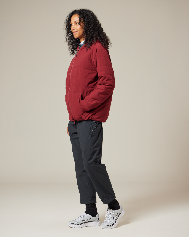 Flexible Insulated Zip Up Hoodie for Men & Women - Lightweight Winter Jacket with Warm Lining - Perfect for Outdoor Activities, Hiking & Casual Wear